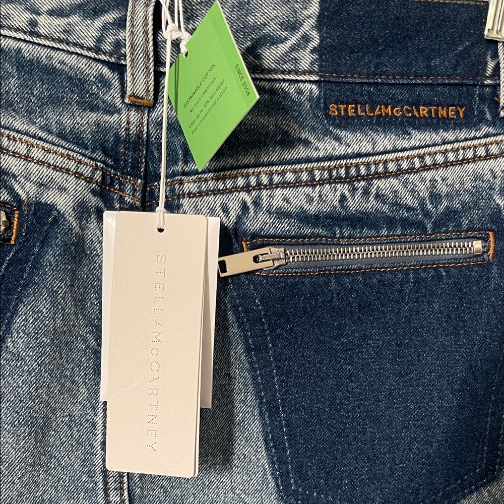 Stella McCartney asymmetrical denim skirt - Picture 8 of 12